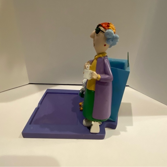 Vintage Hallmark Maxine Funny Office Desk Accessory Pen/Pencil + Post-it Holder - Picture 8 of 8
